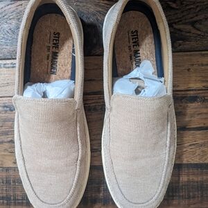 Steve Madden Tan Slip-On Shoes
